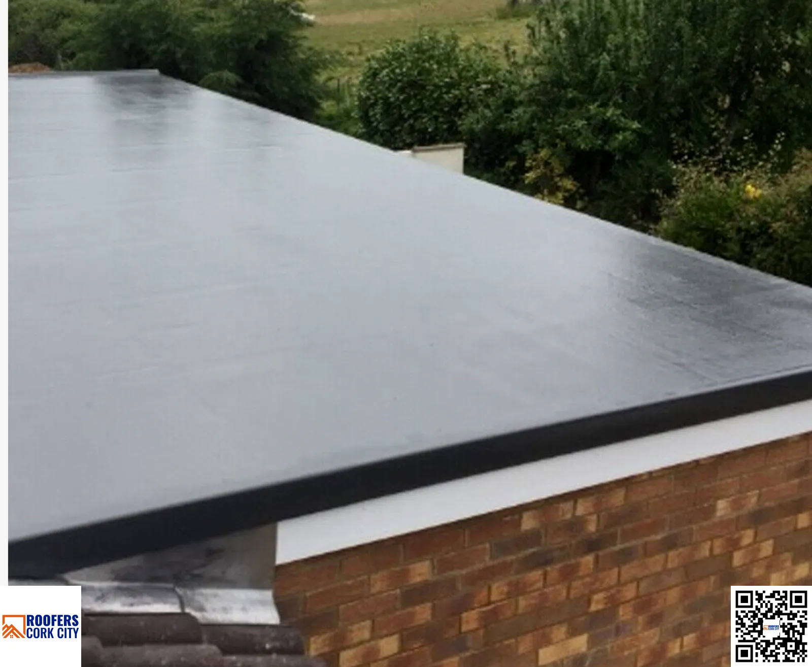 Commercial roofing work in Cork